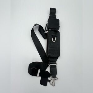 Black Crossbody Strap with Pouch (Utility / Streetwear)